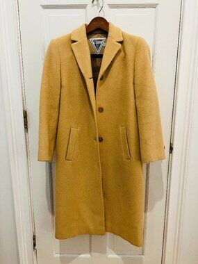 Vintage Long Marvin Richards Over Coat Jacket Size 4 Small
